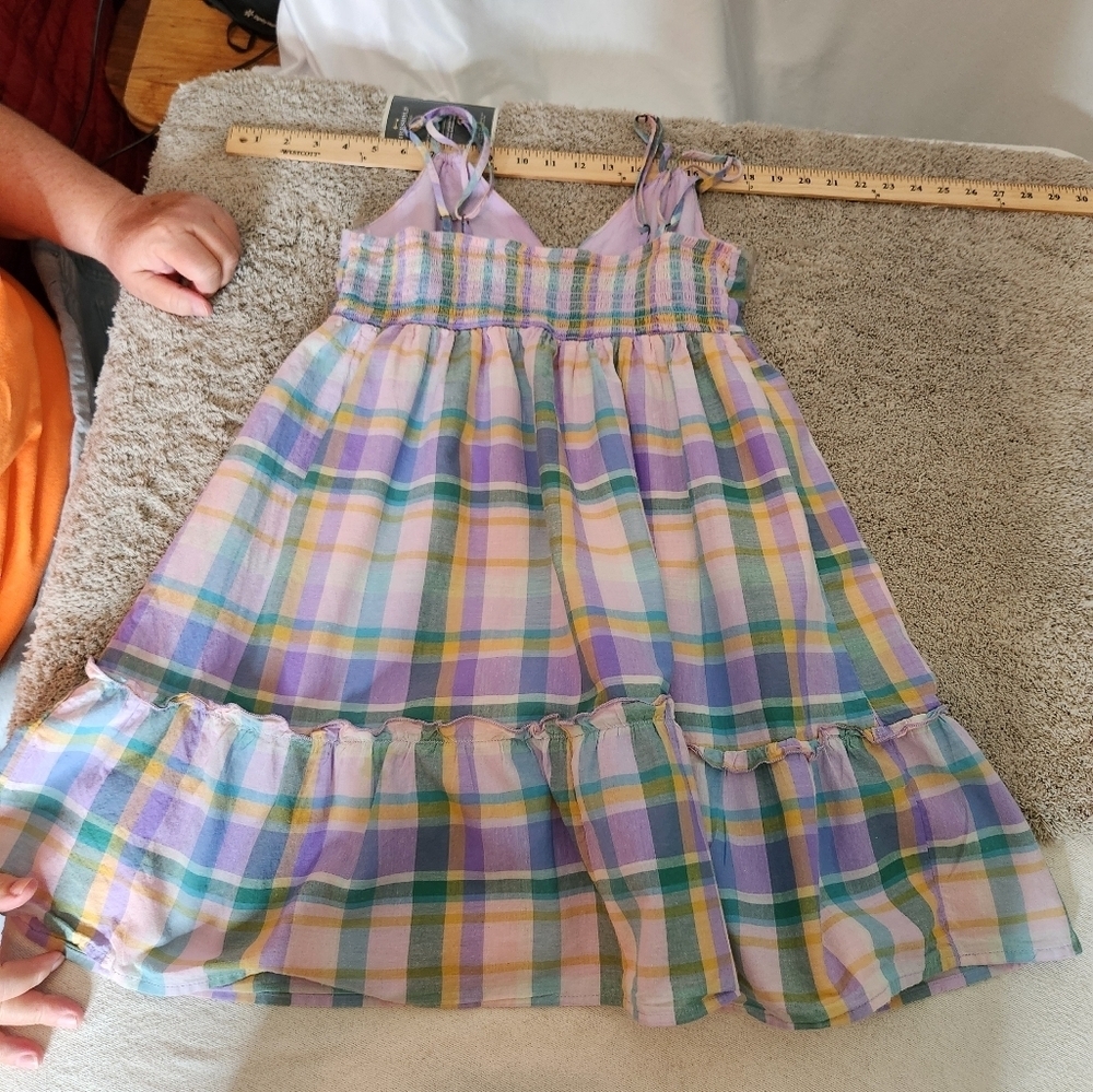 Wild Fable Pastel Plaid Breezy Sun Dress - Picture 10 of 12